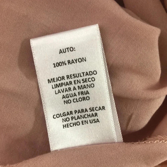 SAGE THE LABEL Peach Polka Dot Dress - Picture 6 of 7